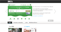 Desktop Screenshot of inlife.de