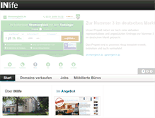 Tablet Screenshot of inlife.de